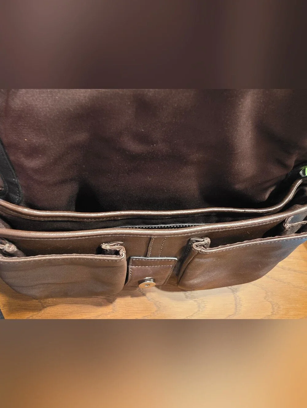 Chocolate Brown Leather Coach Soho Buckle Shoulder Bag Silver Hardware h05s-3653